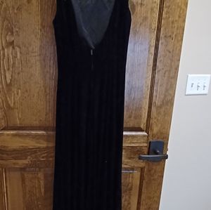 Black velvet Dress